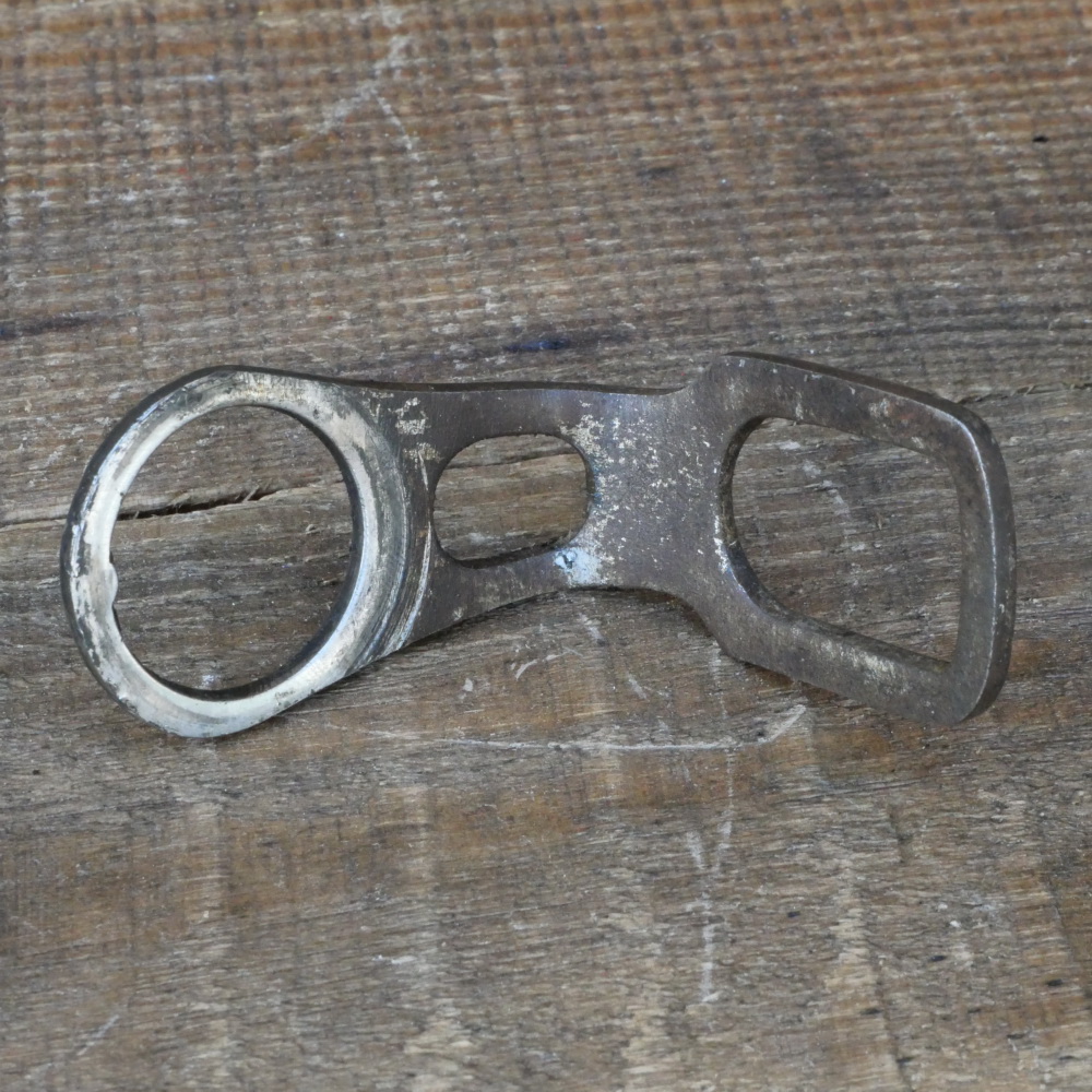 Carbidlaternenhalter/Winkelhalter, verchromt, orig. 1920er - 30er J., gebr. 