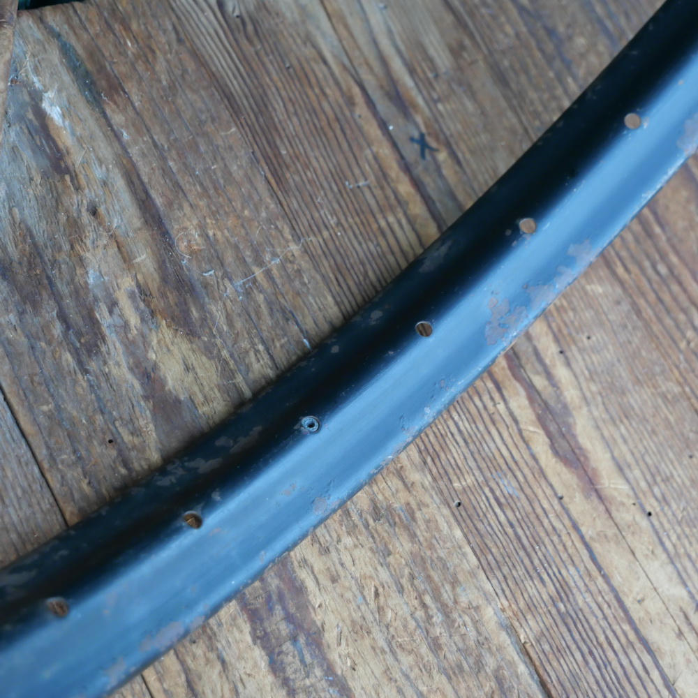 Westwood-Felge für Motorfahrrad, Marke: "Kronprinz", 26 x 2.00, schwarz lackiert, Breite ca. 38mm, 36 Loch 