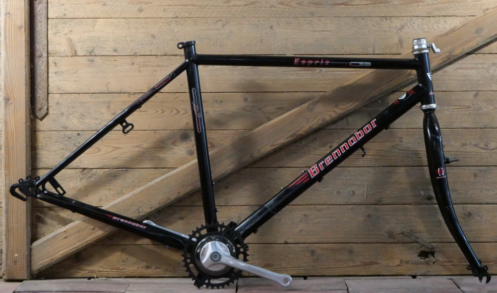 Fahrradrahmen/Frameset BRENNABOR Esprix Aero 7, Stahl, Herrenausführung für Treckingrad, 28 Zoll, 90er J., NOS 