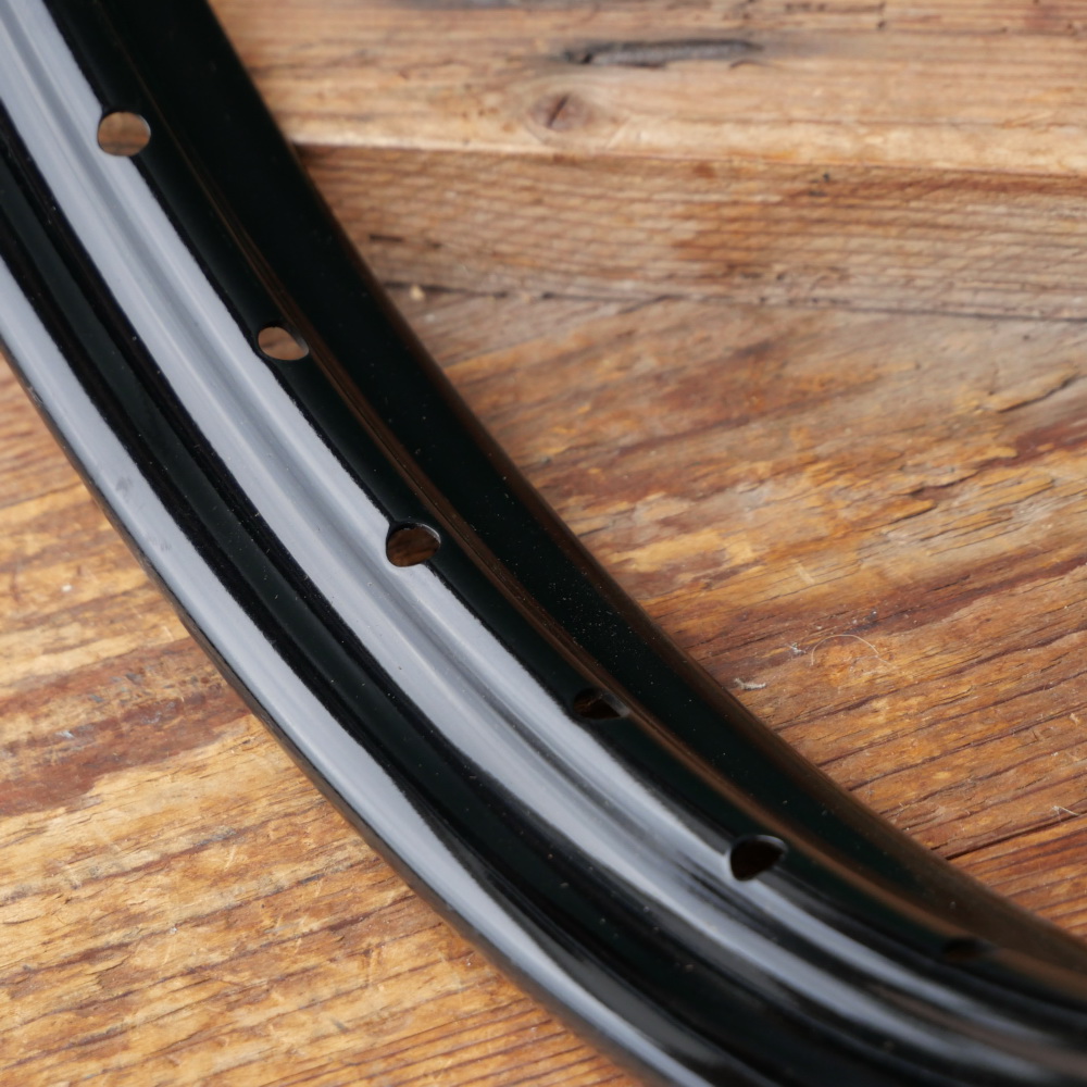 Felge für Drahtreifen Transportrad, 20 x 2.10 (406mm), schwarz, Breite ca. 47 mm, 36 Loch, NOS 