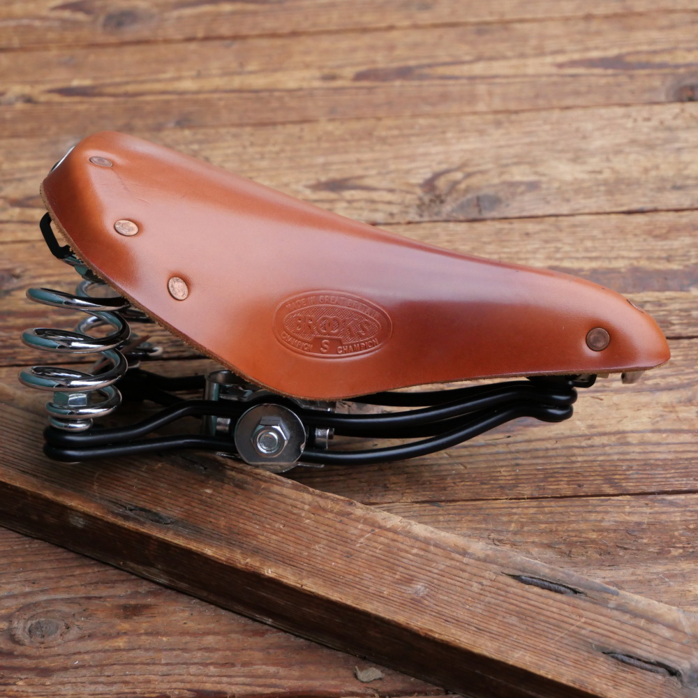 Sattel "Brooks Champion S", Damen, Leder, braun, Breite ca. 17 cm, Länge ca. 25 cm, Neuware 