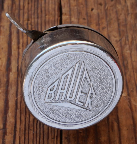 Fahrrad/Moped Klingel BAUER, orig. 1950er/60er Jahre, verchromt, gebr. 