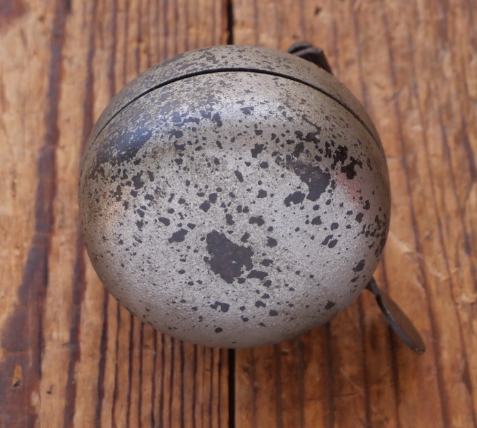 Fahrrad/Moped Klingel Ding-Dong, orig. 1920er/30er Jahre, vernickelt, gebr. 