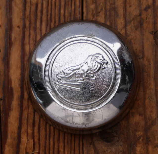 Klingeldeckel PEUGEOT, orig. 1960er/70er J., verchromt, gebr. 