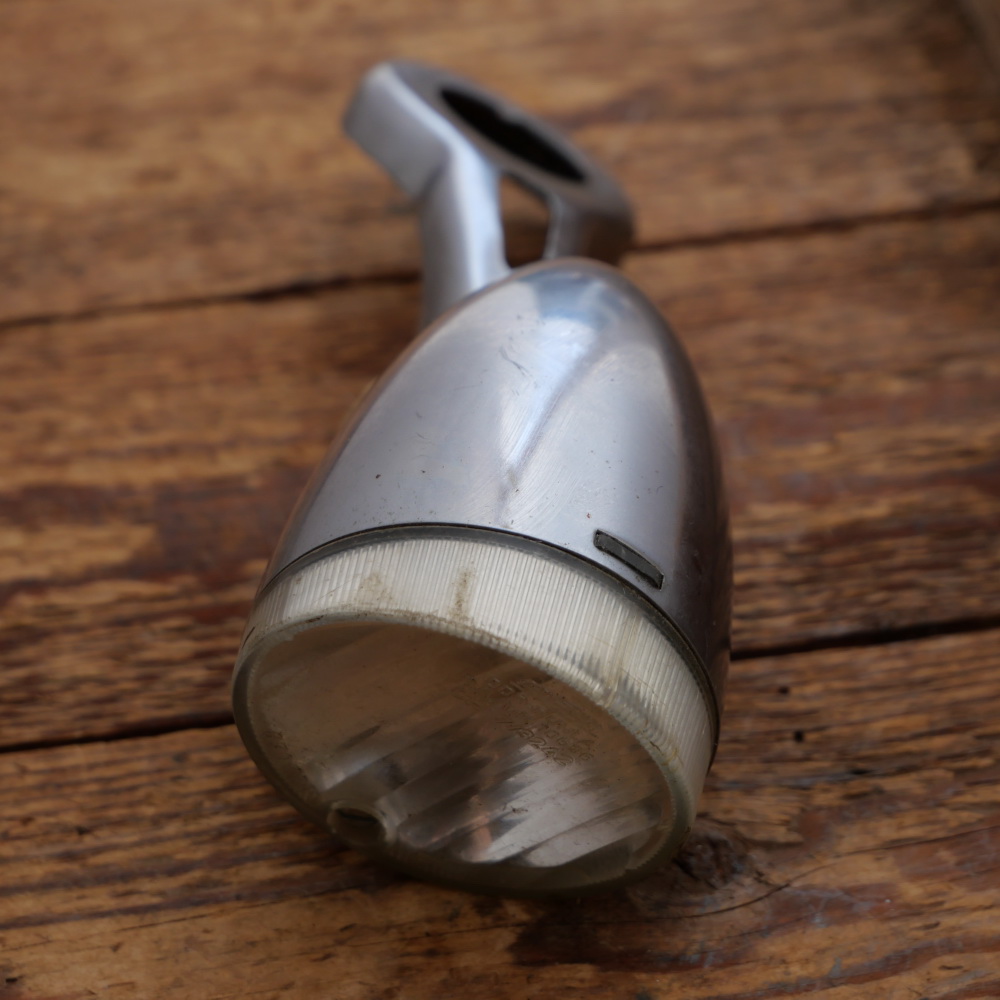 Scheinwerfer Rula, für Fahrrad, DDR orig. 70er/80er J., chrom, gebr. 