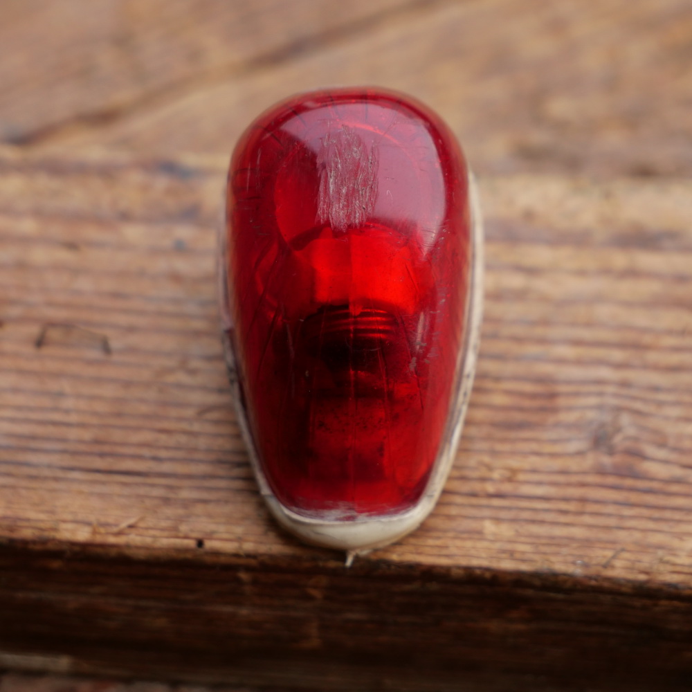 Rücklicht, für Sportrad, original 50er/60er Jahre, sehr zierlich, Kunststoff, gebr. 