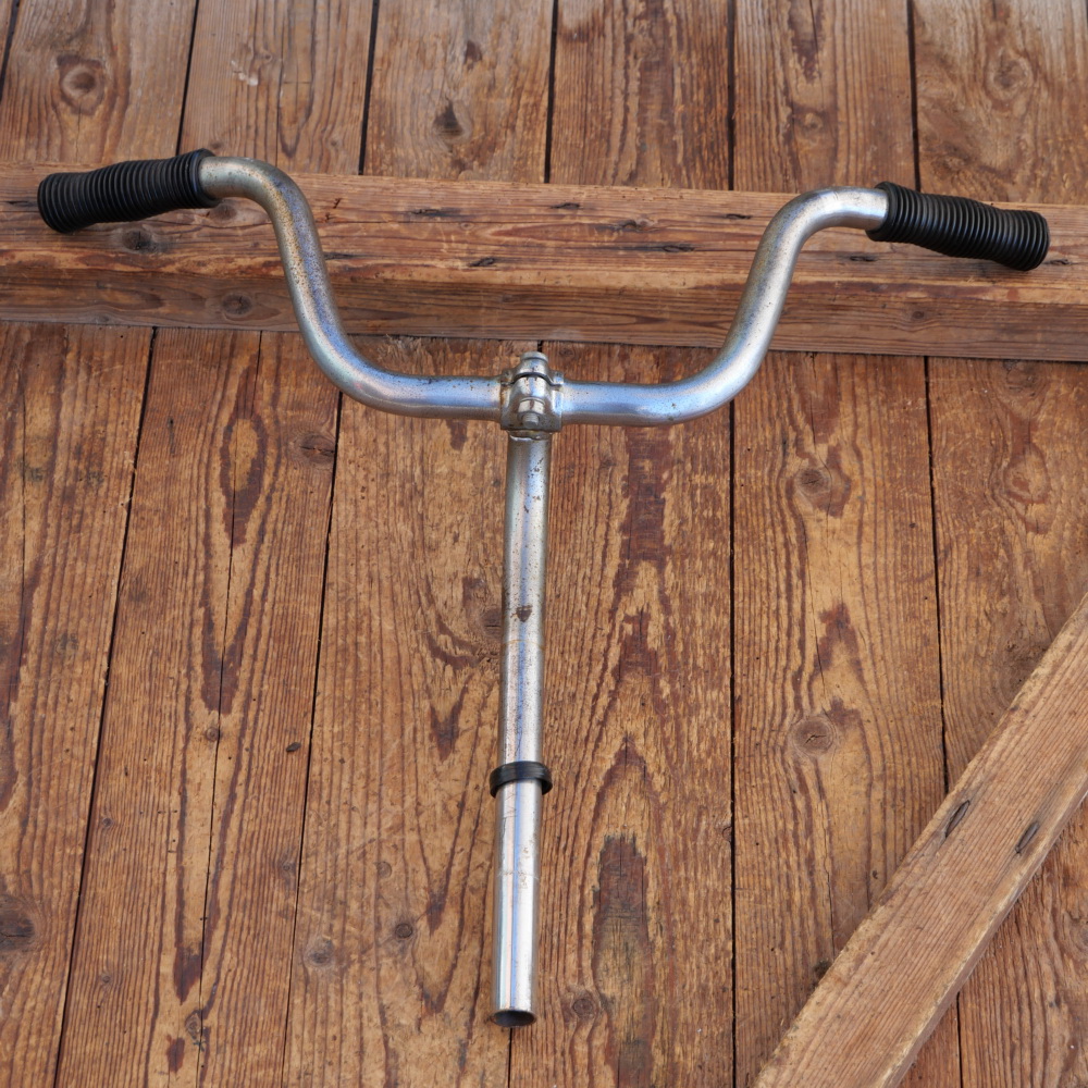 Fahrradlenker, original 60er/70er Jahre, verchromt, für Klapprad, Außenklemmung, gebr. 