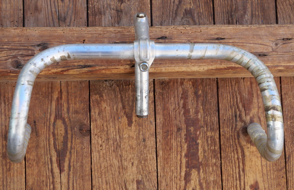 Fahrradlenker, original 60er Jahre, Alu, für Rennrad, Vorbau PIVO, gebr. 