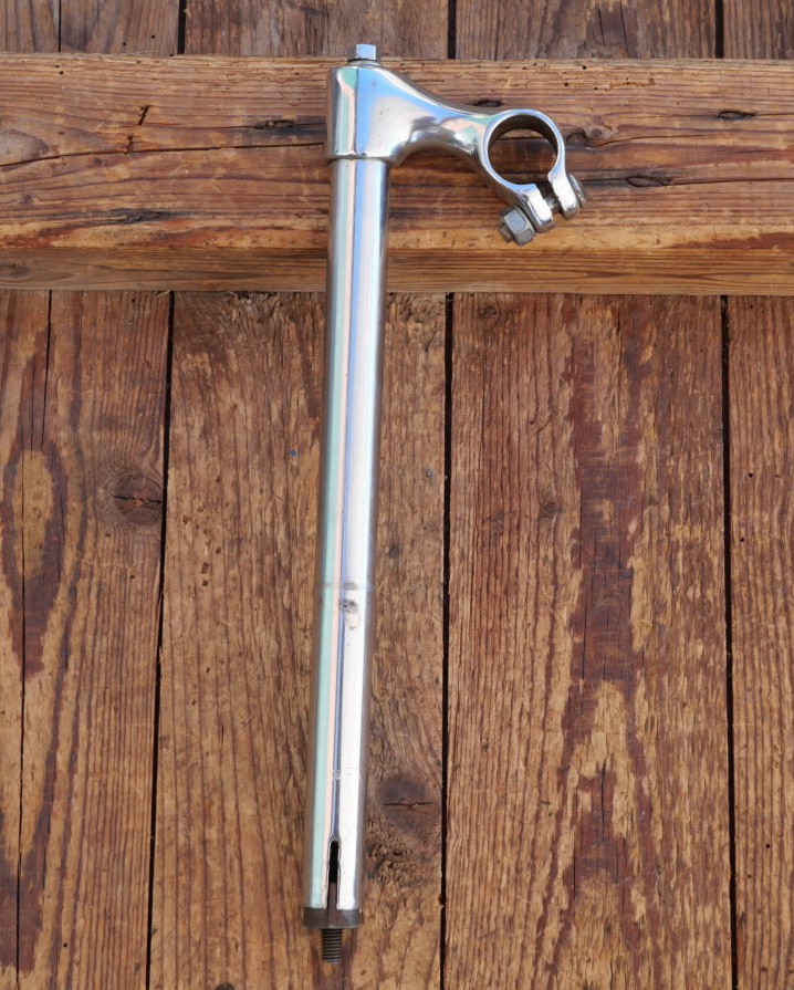 Vorbau, original 50er/60er Jahre, verchromt, Länge 60 mm, Schaftlänge 260 mm, gebr. 