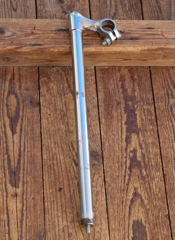 Vorbau, original 50er/60er Jahre, verchromt, Länge 60 mm, Schaftlänge 350 mm, gebr. 