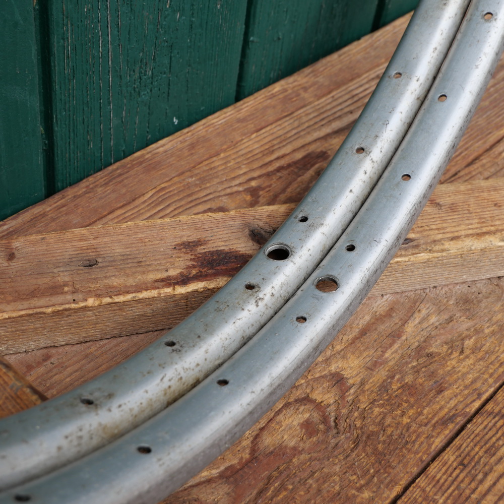 Felgensatz, 28 Zoll (622), Alu poliert für Sportrad 50er/60er J., gebr. 