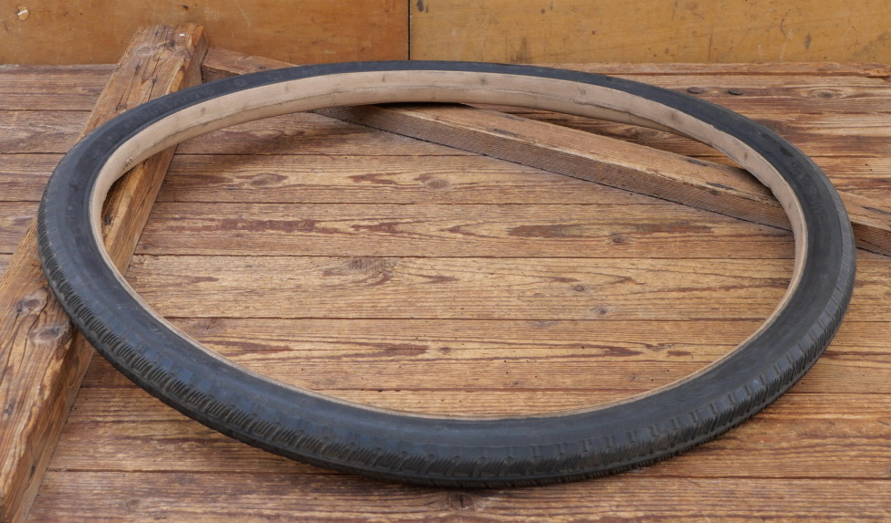 Reifen Fahrrad, CONTINENTAL Cord Ballon, 26 x 1,70 x 1 1/2, Wulst, 30er Jahre, schwarz, gebr. 