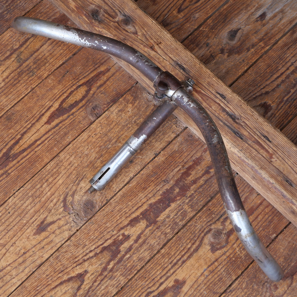 Fahrradlenker für Halbrenner, original 30er-50er Jahre, verchromt, gebr. 