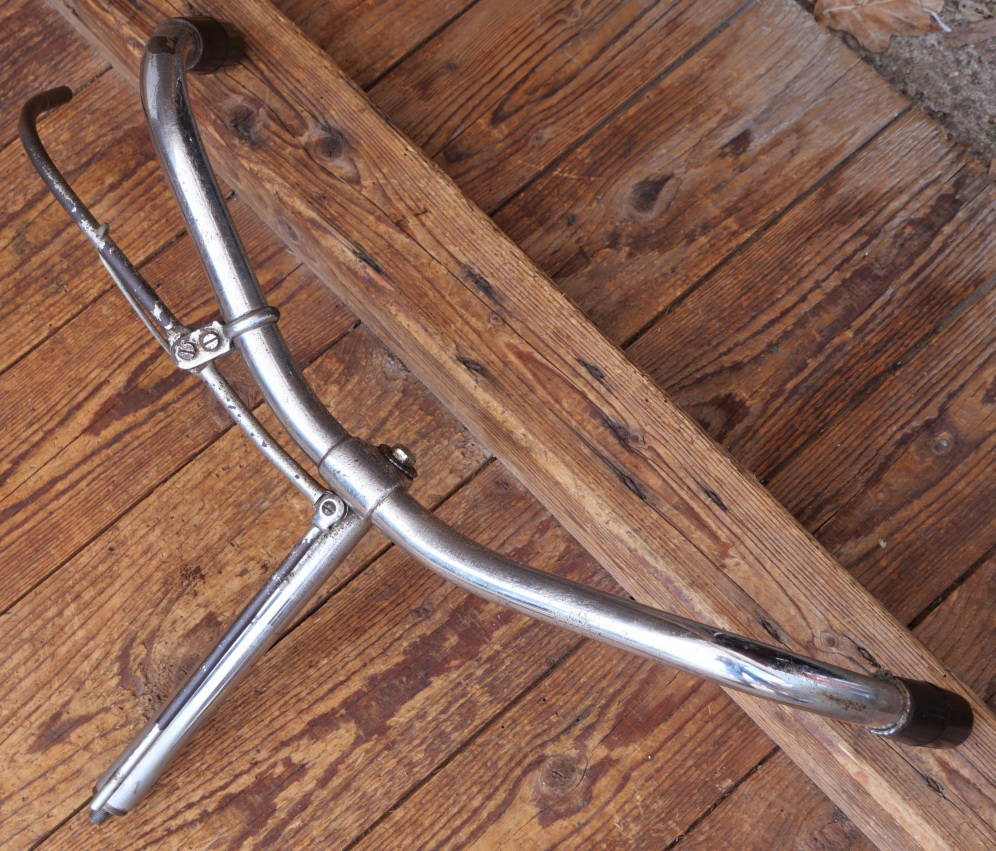 Fahrradlenker für Tourenrad, original 30er Jahre, verchromt, gebr. 