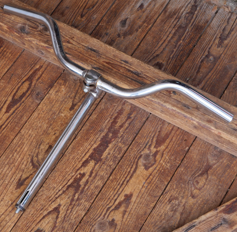Fahrradlenker für Sportrad, original 50er/60er Jahre, verchromt, gebr. 
