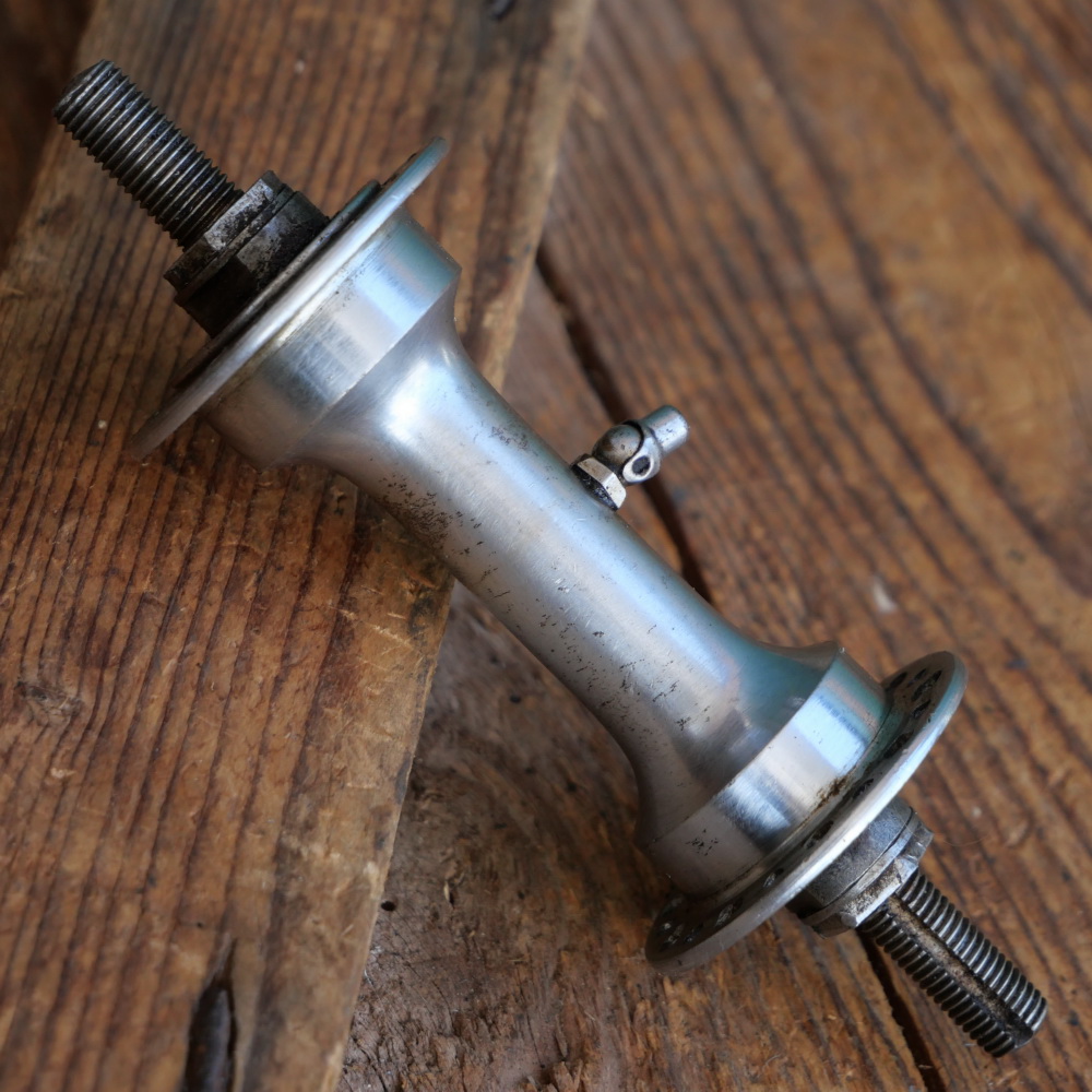 Nabe Vorderrad Fahrrad, original 30er Jahre, verchromt, 36 Loch,, gebr. 