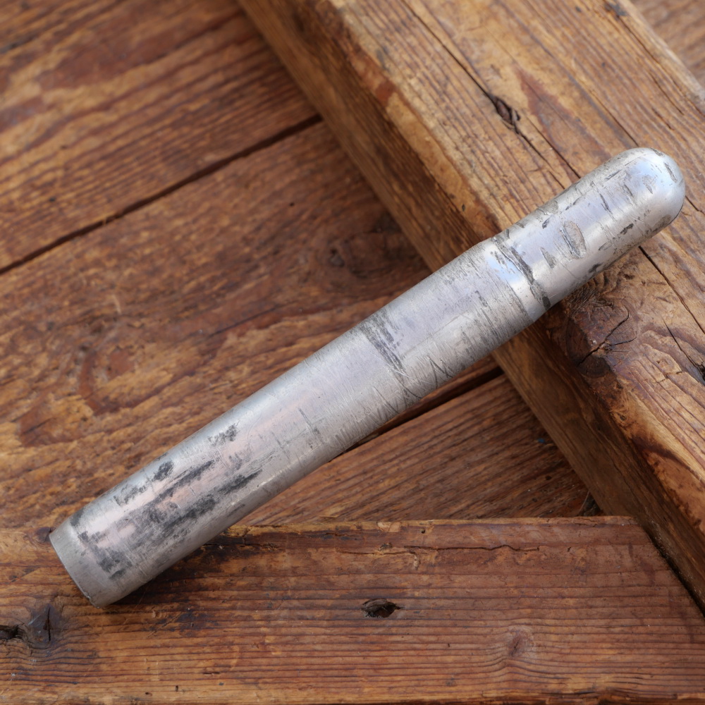 Sattelstütze, oben geschlossen, für Rennrad, Durchmesser: ca. 24,0 mm, Alu, 30er-50er J.,  gebr. 