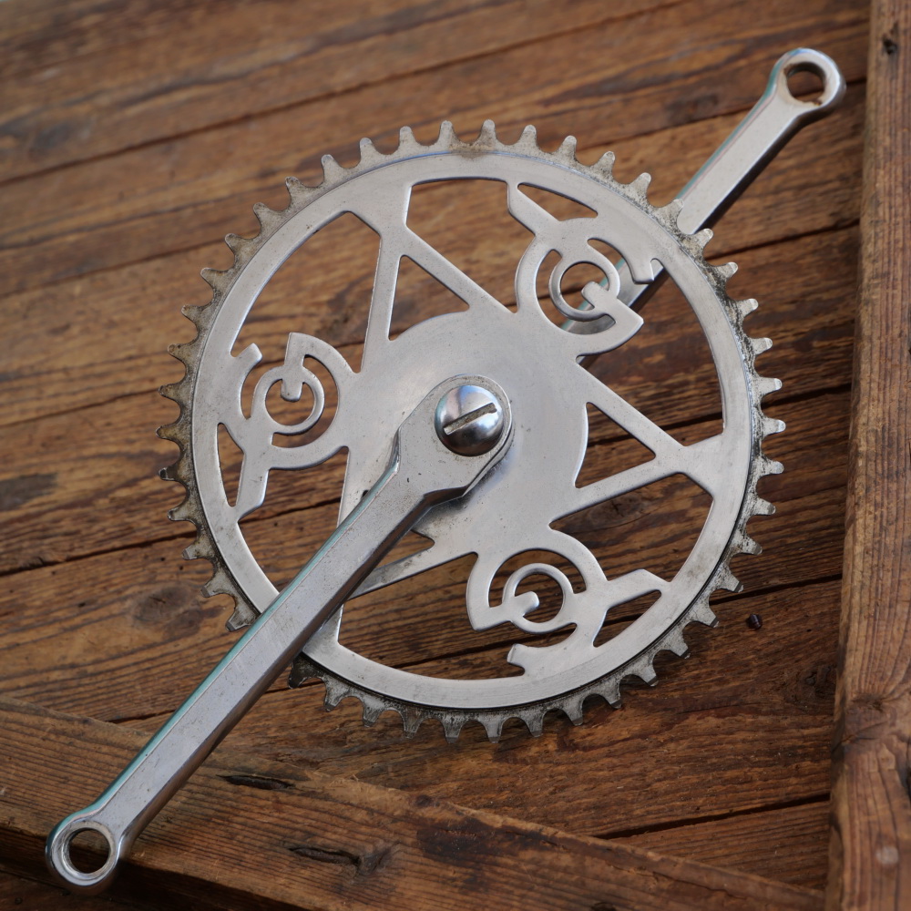 Tretlager GÖRICKE für Tourenrad, orig. 60er/70er J., verchromt, Glockenlager, gebr. 