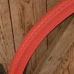 2 Fahrrad Reifen 28 x 1 1/2, (40-635), rot 
