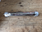 Batterierohr verchromt, passend für Standlicht/Sachs 98 ccm Motorfahrräder, 6 Volt (4 x 1.5 V Monozelle)  
