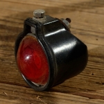 Rücklicht, "PHILLIPS", 30-40er Jahre, Bakelitgehäuse mit Domlinse, ideal für frühe Klassiker, Hollandräder etc. 