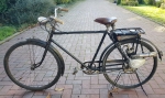 Herrenfahrrad VICTORIA mit VICKY FM 38 L Fahrradmotor, 28 Zoll, unrestauriert aus alter Sammlung,  Motor läuft 