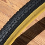 Fahrrad Reifen 28 x 1,75 x 2 (47-622), Import, schwarz m. hellbrauner Flanke 