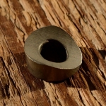 Unterlegscheibe f. Lenkerklemmschraube, vernickelt, runder u. schräger Anschliff, D=16/8.5mm, Höhe=7mm 
