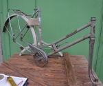 Fahrradrahmen "Göricke", Zerlegerad mit Schutzblechen, 26 Zoll, Rahmenhöhe 55 cm, 60er Jahre 