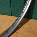 Felge 28 x 1,75 für Drahtbereifung, 36-loch, Breite 37,5 mm, verchromt, Patina 