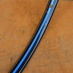Wulstfelge 26 x 1 ½, 36-loch, Breite 33 mm, Linierung blau/weiß, 