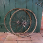 Laufradsatz 26 x 2,00, starke Patina, Westwood-Felgen, Felgenbreite 39 mm, 