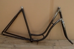 Fahrradrahmen  "Miele Original",  Damenausf., schwarz, 28 Zoll,  RH=55cm mit Gabel 
