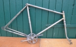 Fahrradrahmen "Cycle International", handgefertigter Randonneuer Rahmen, RH = 55 cm,  27,5 Zoll, (650B), 40er/50er Jahre 