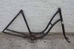 Fahrradrahmen "Victoria" Damenausf. 28 Zoll, Stahl, schwarz, RH=53 cm, 30er Jahre 