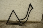 Fahrradrahmen "Opel Doppelstabil", Damenausf., 30er Jahre, Tretlager ok, 28 Zoll, Rahmenhöhe = 54 cm 