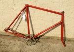 Fahrradrahmen "Triumph Bahnrenner", 20er Jahre, Rahmenhöhe 59 cm, Rahmennummer 325xxx, 1 Zoll Kettenrad 
