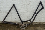 Fahrradrahmen Damenrad "Dürkopp", 30er J., Rahmenhöhe 56 cm, 28 Zoll, Rahmennummer 758XXX 