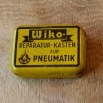 Flickzeug Blechdose "WIKO" orig. 30er Jahre, 81 x 59 x 25 mm, ohne Inhalt  