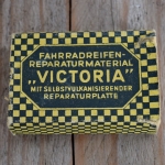 Flickzeug Pappschachtel "VICTORIA" orig. 30 er Jahre, 56 x 38 x 16 mm, ohne Inhalt 