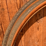 Paar Reifen Fahrrad, CONTINENTAL, 28 x 1,75 (47-622), braunwand, alte Neuware 