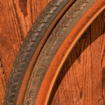 Paar Reifen Fahrrad, CONTINENTAL, 28 x 1,75 (47-622), C114, 60/70er J., braunwand, gebraucht gem. Bildern 
