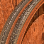 Paar Reifen Fahrrad, CONTINENTAL, 28 x 1,75 (47-622), C114, 70er J., braunwand, gebraucht gem. Bildern 