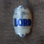 Steuerkopfschild Lord, 30-50er Jahre, Originalschild aus Sammlungsbestand 