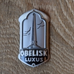 Steuerkopfschild Obelisk, 50er Jahre, Originalschild aus Sammlungsbestand 