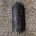 Steuerkopfschild Patria WKC, 30er Jahre, Originalschild aus Sammlungsbestand 