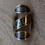 Steuerkopfschild Saur, 30-50er Jahre, Originalschild aus Sammlungsbestand 