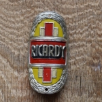 Steuerkopfschild Ricardy, 50er Jahre, Originalschild aus Sammlungsbestand 