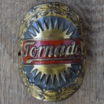 Steuerkopfschild TORNADO, 50er Jahre, Originalschild aus Sammlungsbestand 