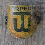 Steuerkopfschild TORPEDO, 30er Jahre, Originalschild aus Sammlungsbestand 